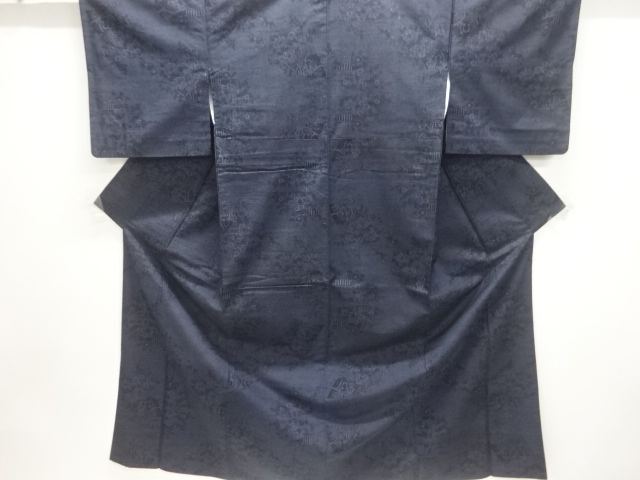 JAPANESE KIMONO / TSUMUGI / WOVEN PLATN 